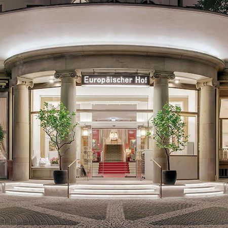 Hotel Europaeischer Hof Heidelberg, Bestes Hotel Deutschlands In Historischer Architektur Ngoại thất bức ảnh The hotel's entrance