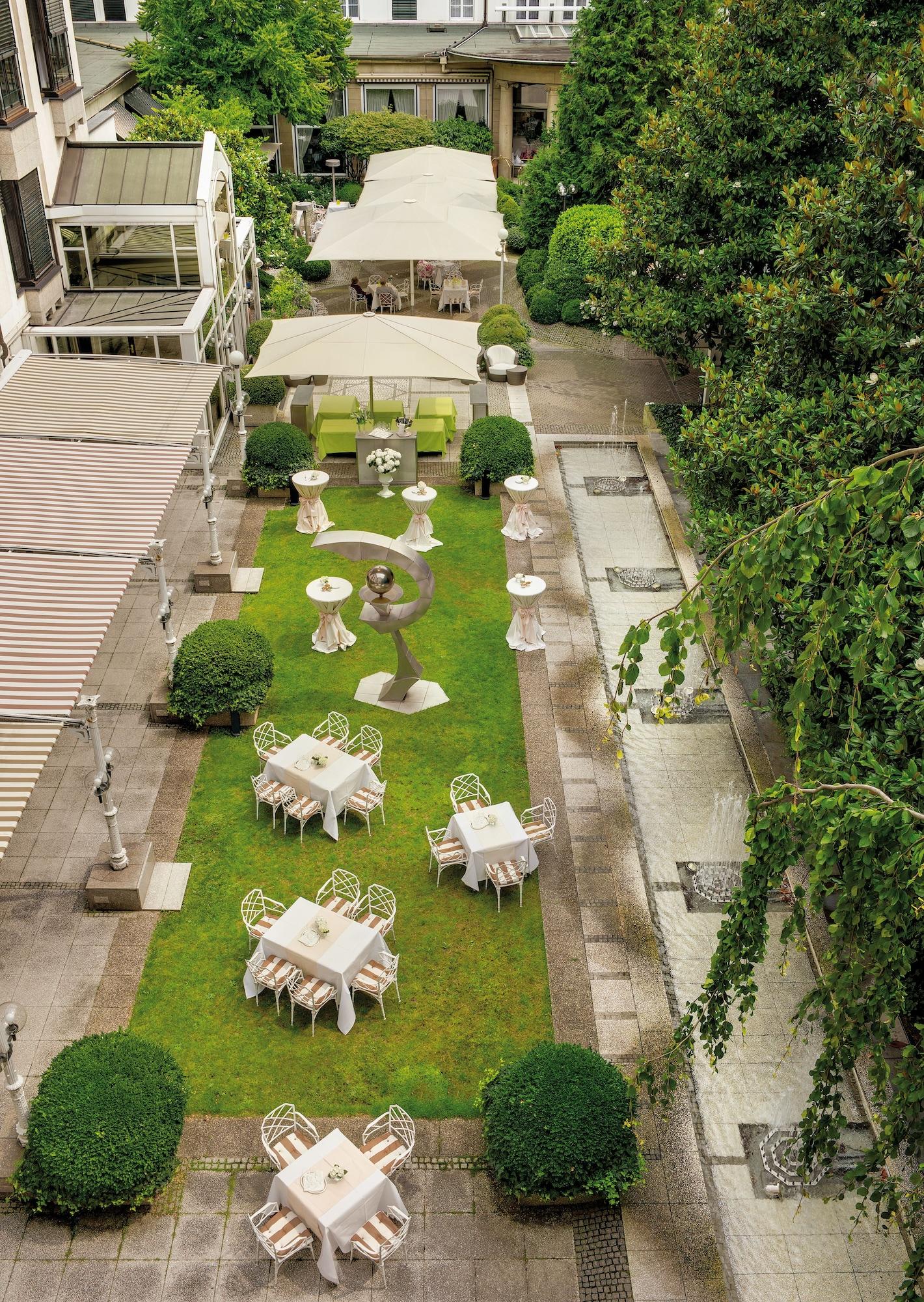 Hotel Europaeischer Hof Heidelberg, Bestes Hotel Deutschlands In Historischer Architektur Ngoại thất bức ảnh The garden