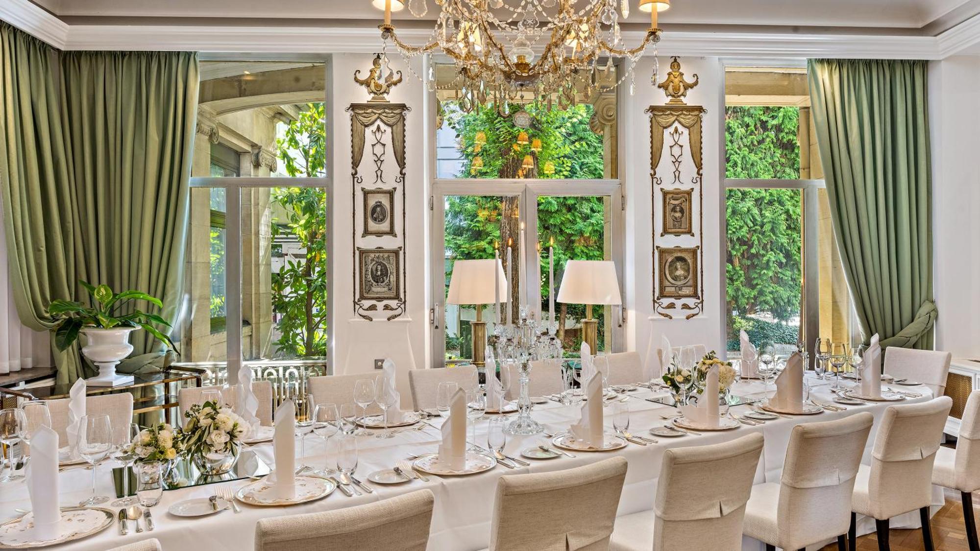 Hotel Europaeischer Hof Heidelberg, Bestes Hotel Deutschlands In Historischer Architektur Ngoại thất bức ảnh The restaurant