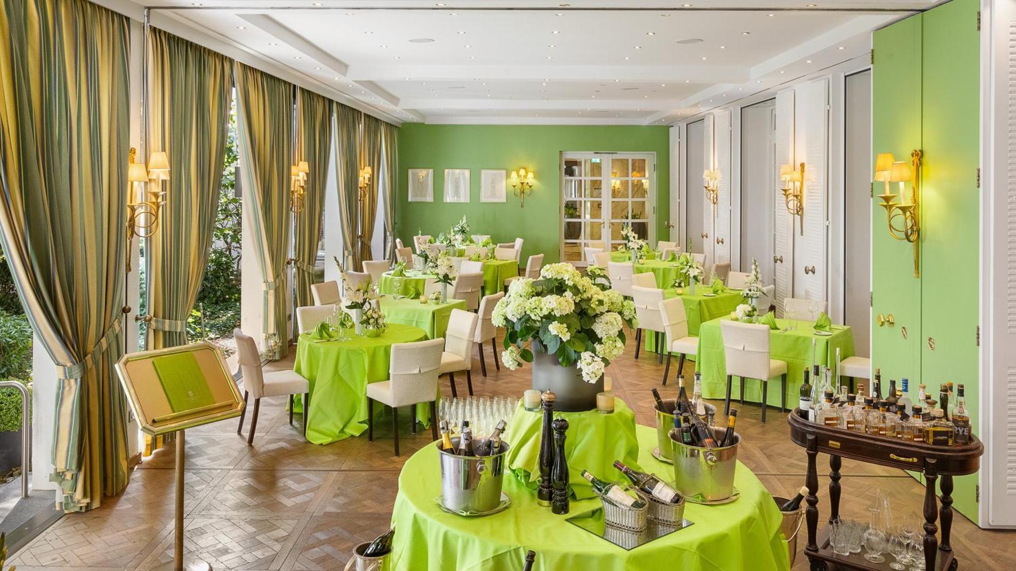 Hotel Europaeischer Hof Heidelberg, Bestes Hotel Deutschlands In Historischer Architektur Ngoại thất bức ảnh The Green Room
