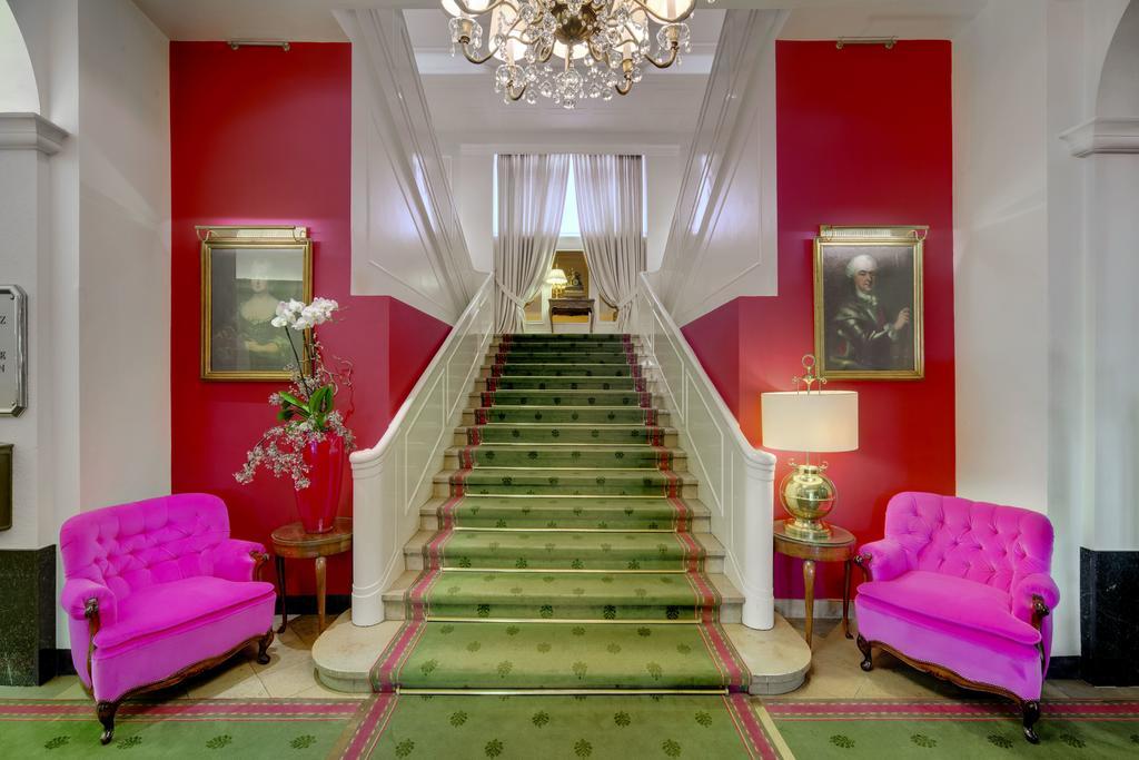 Hotel Europaeischer Hof Heidelberg, Bestes Hotel Deutschlands In Historischer Architektur Ngoại thất bức ảnh The staircase